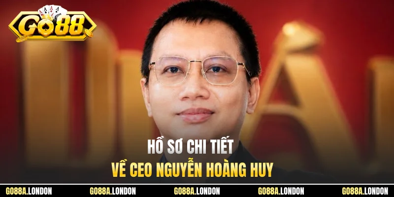 Hồ sơ chi tiết về CEO Nguyễn Hoàng Huy