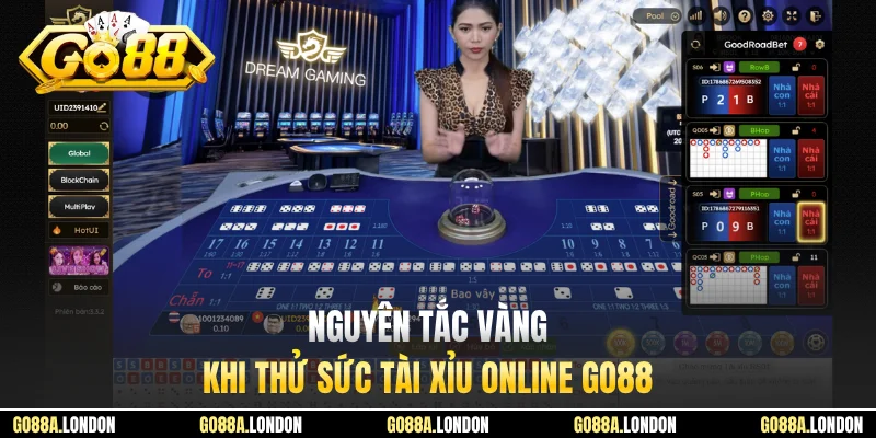 Nguyên tắc vàng khi thử sức Tài Xỉu online GO88
