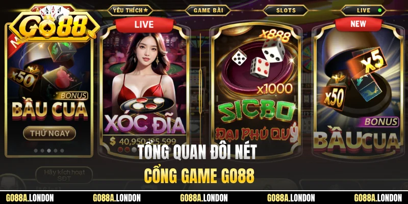 Tổng quan đôi nét về cổng game GO88